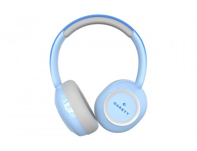 Garett Astro Wave ANC Παιδικά Ασύρματα Ακουστικά Over-Ear με Noise Cancelling, Ασφαλή Ένταση & Μπαταρία έως 28 Ώρες, Blue