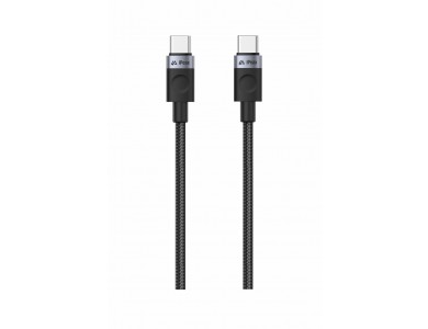 iPEAX Durable Textile USB-C σε USB-C Καλώδιο 1,5μ. με Νάυλον ύφανση, Black