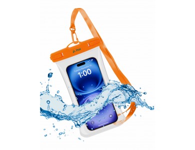 iPEAX Αδιάβροχη θήκη για κινητό IP68 Universal, Orange