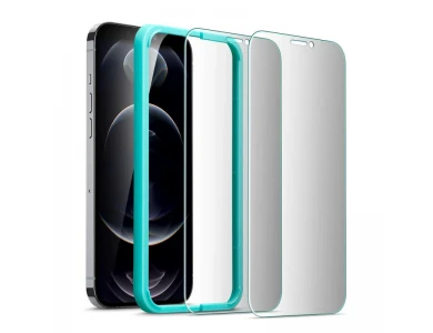 ESR iPhone 12 / 12 Pro Privacy Tempered Glass Premium Screen Protector με Installation frame, Σετ των 2