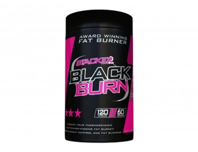 Stacker2 Europe Black Burn - 120 caps