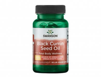 Swanson Black Cumin Seed Oil 500mg - 60 liquid vcaps