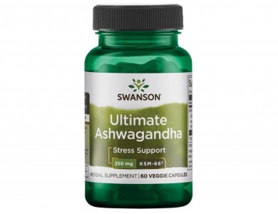 Swanson Ashwagandha Ultimate KSM-66 250mg - 60 vcaps
