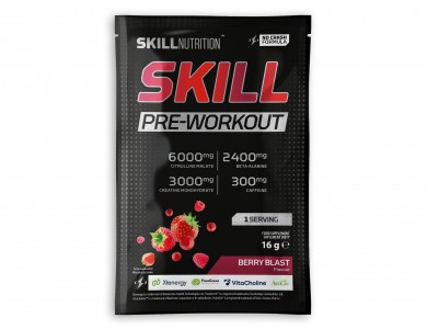 Skill Nutrition Skill Pre-Workout Berry Blast - 16 grams sample