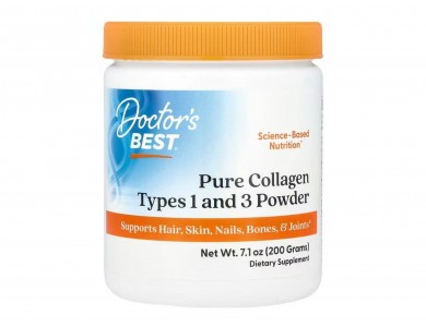 Doctors Best Pure Collagen Types 1 and 3 Powder - 200 grams