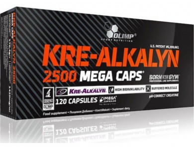 Olimp Kre-Alkalyn 2500 Mega Caps Αλκαλική Κρεατίνη 120 κάψουλες