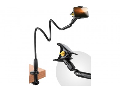 Joyroom JR-ZS389 Gooseneck Εύκαμπη Βάση/Arm τοποθέτησης Κινητού 4"-7" Ίντσες, 100εκ. Ύψος, Black - ΑΝΟΙΓΜΕΝΗ ΣΥΣΚΕΥΑΣΙΑ