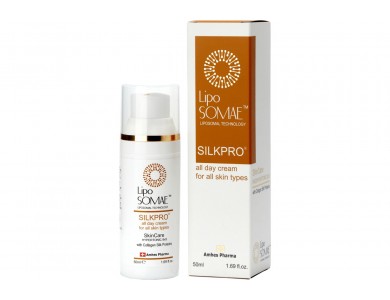 LipoSOMAE Silkpro® 24ωρη Ενυδατική Κρέμα Προσώπου Ημέρας με Κολλαγόνο 50ml
