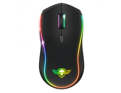 Spirit of Gamer PRO-M9 Wireless RGB Gaming Mouse, 4200 DPI, 6 Buttons - Black