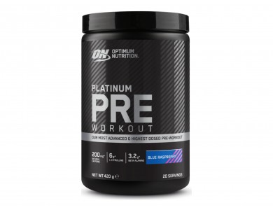 Optimum Nutrition Platinum Pre-Workout Προεξασκητικό 420g, Blue Raspberry