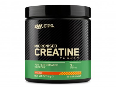 Optimum Nutrition Micronised Creatine Μονοϋδρική Κρεατίνη 247g, Orange