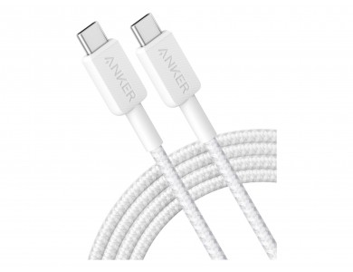 Anker 322 Καλώδιο USB-C σε USB-C 60W 1.8m, White