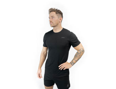 Stryve Prime Basic Training Shirt Men, Κοντομάνικο Ανδρικό Αθλητικό T-shirt | All Black