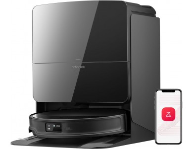 Roborock Saros 10R - Smart Robot Vacuum / Mopping Cleaner 19.000Pa with Self-Cleaning Mop & Dock, Black