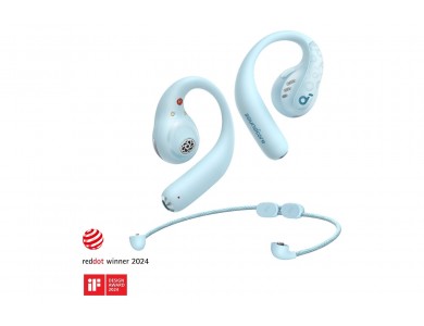 Anker Soundcore AeroFit Pro Bluetooth 5.3 Ακουστικά Open-Ear με LDAC, Detachable Neckband & IPX5, Blue