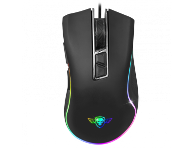 Spirit of Gamer PRO-M6 RGB Gaming Mouse, 4000 DPI, 4 Buttons - Μαύρο