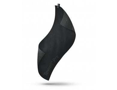 Stryve Towell+ Pro Sports Towel 105 x 42.5cm, Πετσέτα Γυμναστικής με Μαγνητικό Κλιπ & Τσέπη Αποθήκευσης, All Black