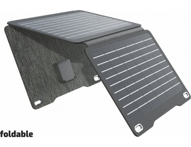 Swissten Folding Solar Panel 22W 2 Θυρών Ηλιακός Φορτιστής Monocrystalline, με 1 Θύρα USB-C + 1 Θύρα USB-A, IP67