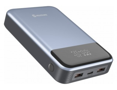 Swissten Power Bank 20000mAh για Laptop, 100W με Θύρα USB-C και 2 Θύρες USB-A Power Delivery / Quick Charge 3.0, Grey