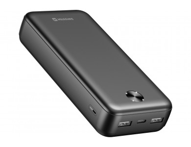 Swissten WORX Pro 20000 USB-C Power Bank 20.000mAh, Μαύρο
