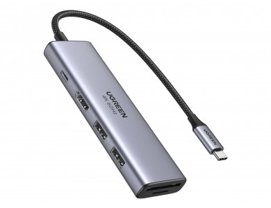 Ugreen Docking Station 6-σε-1 USB-C 100W PD HDMI