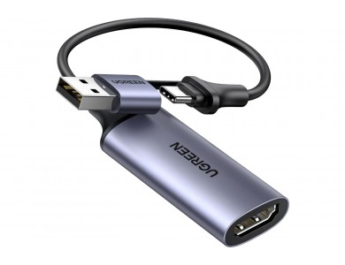 Ugreen HDMI Video Capture Card 4K σε USB-A / USB-C 1080p για Streaming & Εγγραφή