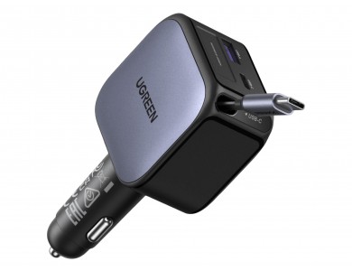 Ugreen Φορτιστής Αυτοκινήτου 90W με Καλώδιο USB-C