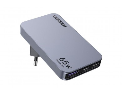 Ugreen Nexode Pro Φορτιστής 65W 3 Θυρών GaN (2x USB-C + USB-A) Ultra-Slim