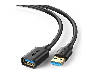 Ugreen Καλώδιο Προέκτασης USB 3.0 USB-A Αρσενικό σε Θηλυκό, 1.5m, Black