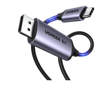 Ugreen Καλώδιο USB-C σε DisplayPort 1.4 8K@60Hz / 4K@240Hz, 1m, Gray