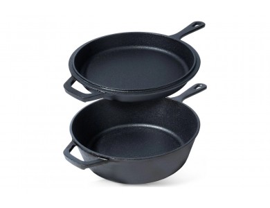 Vilde Cast Line Σετ Κατσαρόλα & Τηγάνι από Μαντέμι 24cm / 3.5L