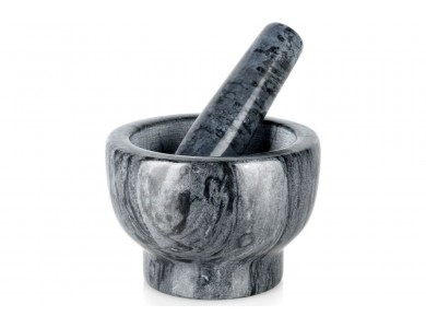 Vilde Γουδί με Γουδοχέρι Γρανίτη 13 cm, Black