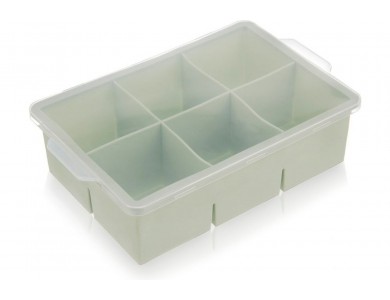Vilde Παγοθήκη με Καπάκι Σιλικόνης XXL 18.5x12x5 cm, Green