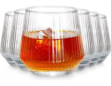 Vilde Ποτήρια Γυάλινα 350 ml Premium, Σετ 6 τεμαχίων