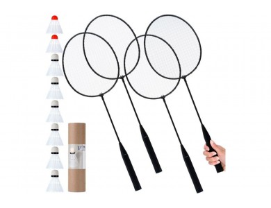 Vilde Σετ Badminton με 8 Βελάκια 61 cm, 12 τεμάχια