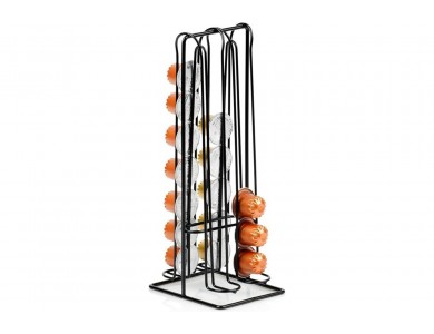 Vilde Θήκη Καψουλών Nespresso Μεταλλική 30 cm, Black