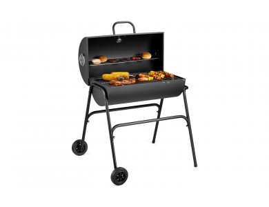 VonHaus Ψησταριά Κάρβουνου 40x30cm BBQ 2-in-1 American Style Grill & Smoker, Ρυθμιζόμενη καθ' Ύψος