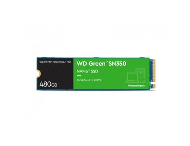Western Digital GREEN SN350 480GB SSD NVMe Σκληρός Δίσκος, 3D M.2 2280 NVMe PCIe Gen3