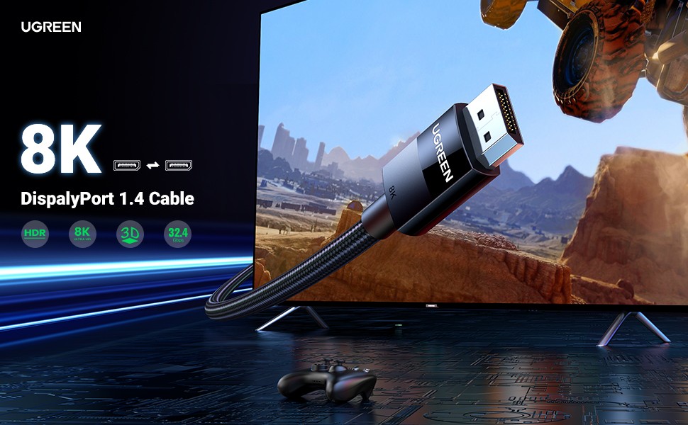 UGREEN Displayport 1.4 Cable